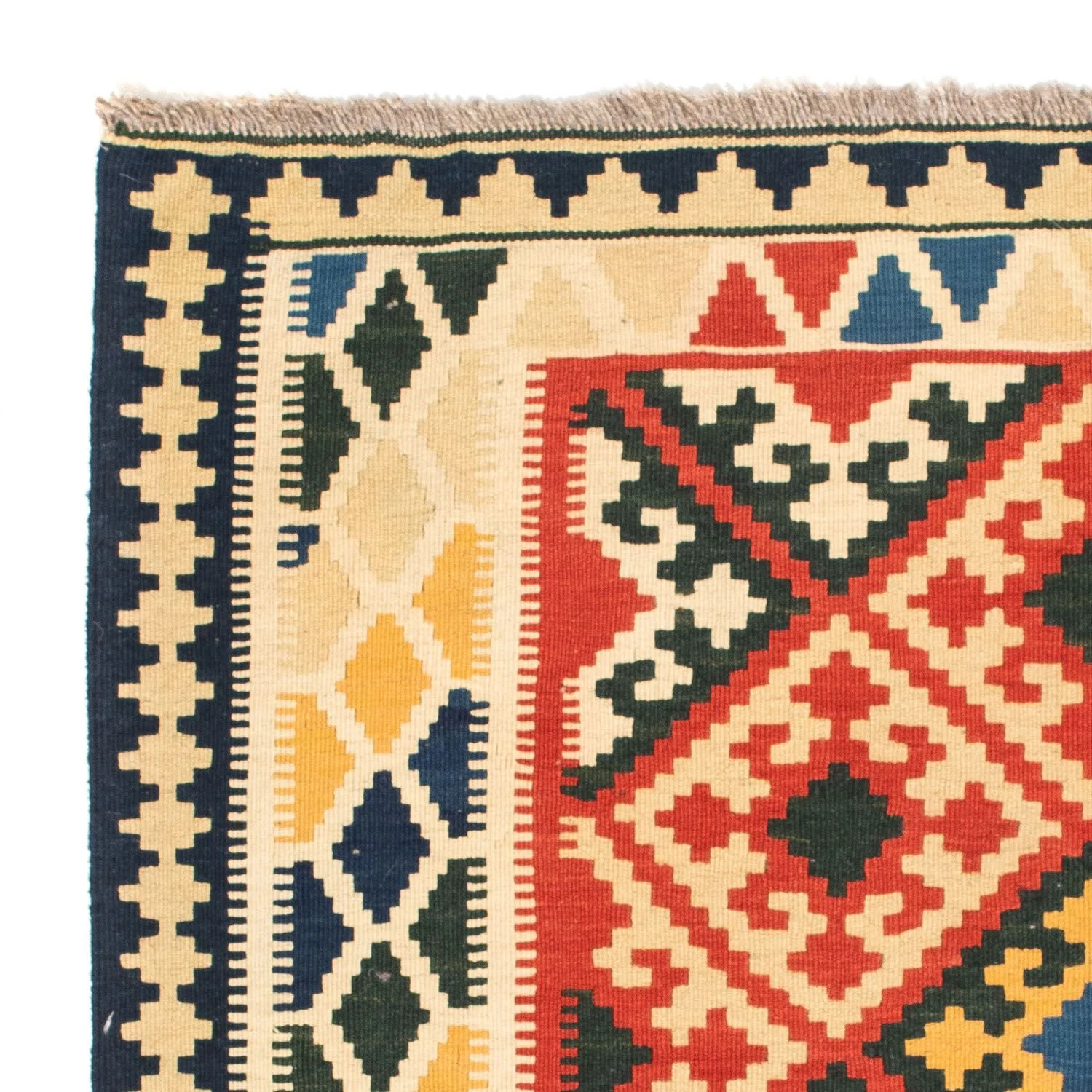 Kelim Teppich - Oriental 103 x 101 cm - beige - Image 3