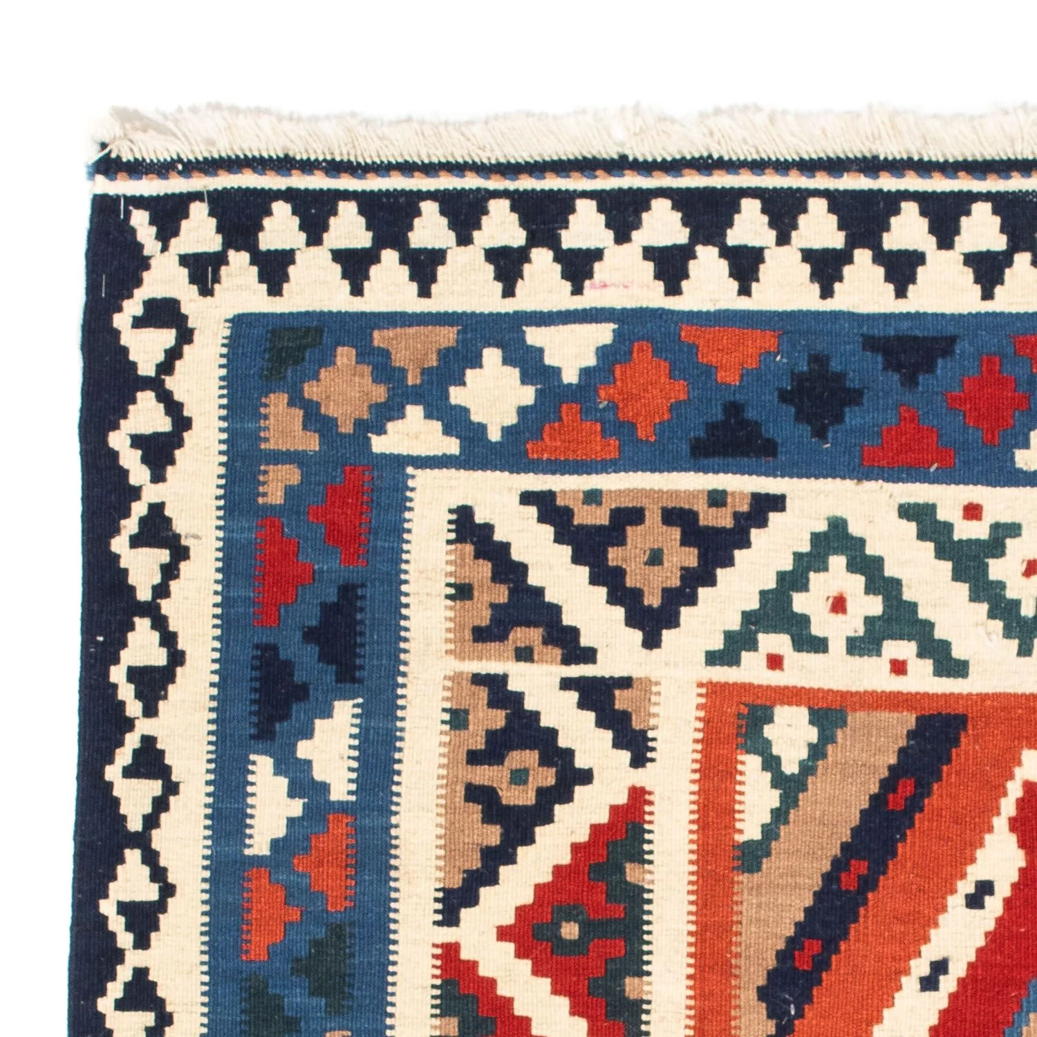 Kelim Teppich - Oriental 103 x 102 cm - hellblau - Image 3