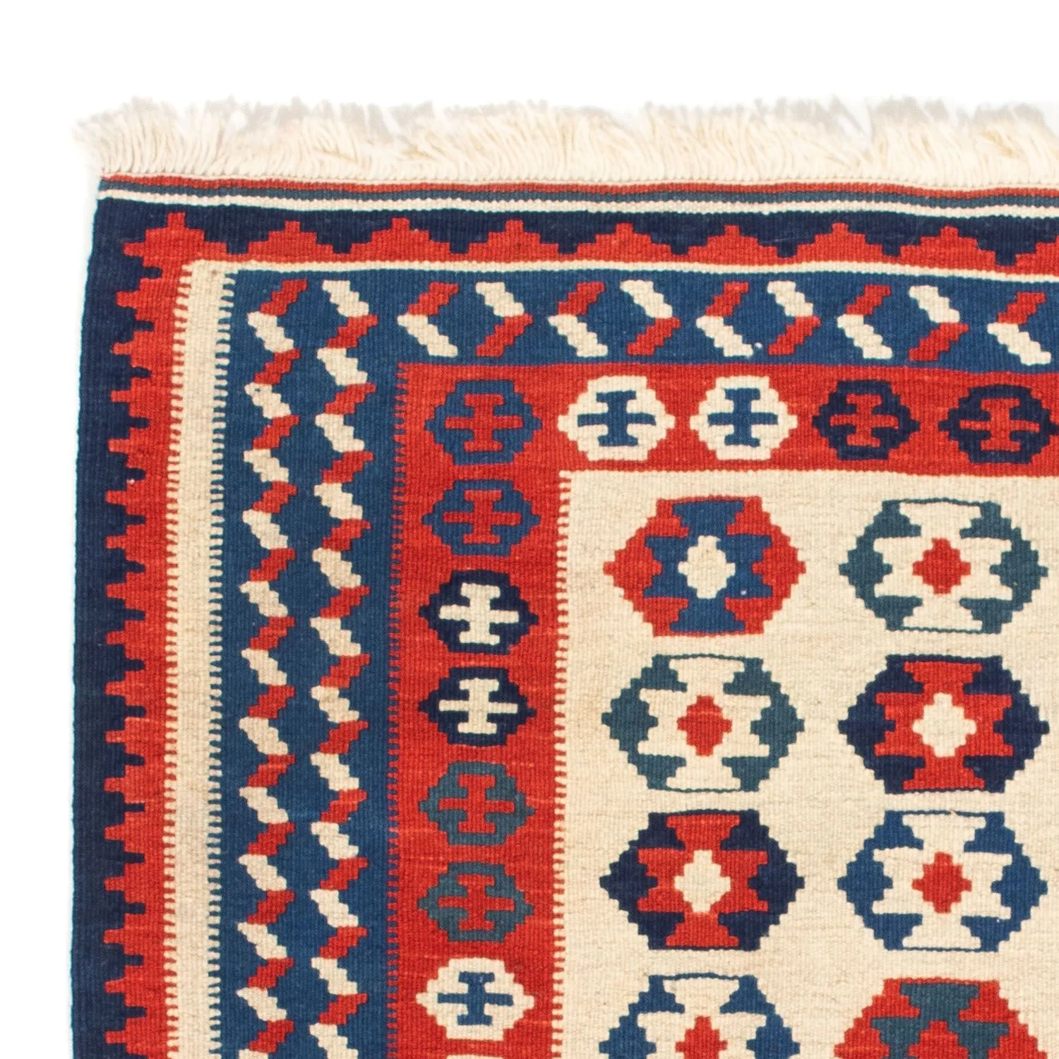 Kelim Teppich - Oriental 103 x 103 cm - beige - Image 3