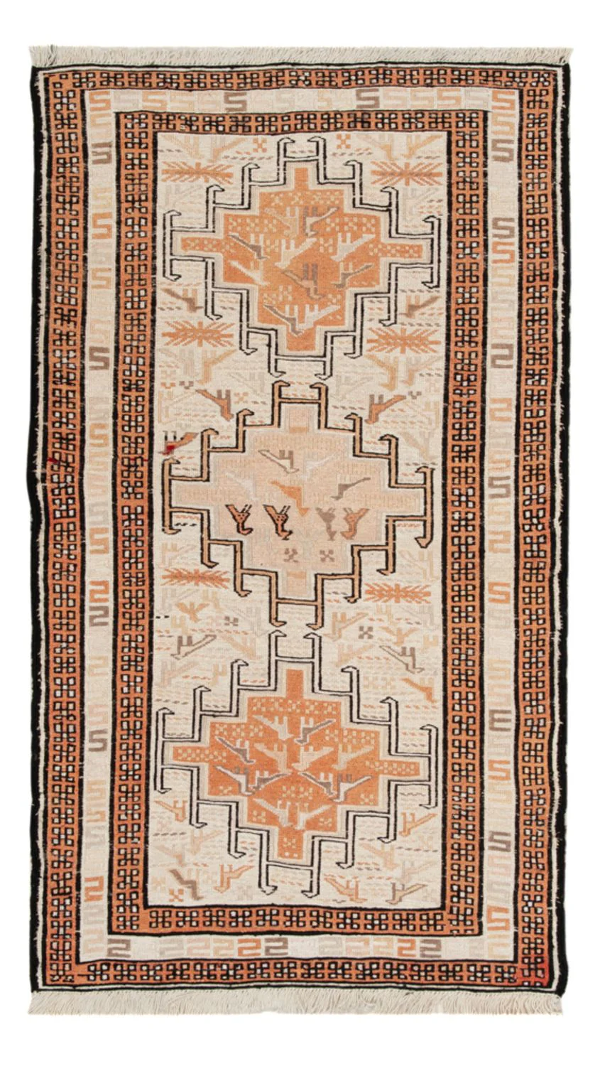 Kelim Seide Teppich 103x62cm