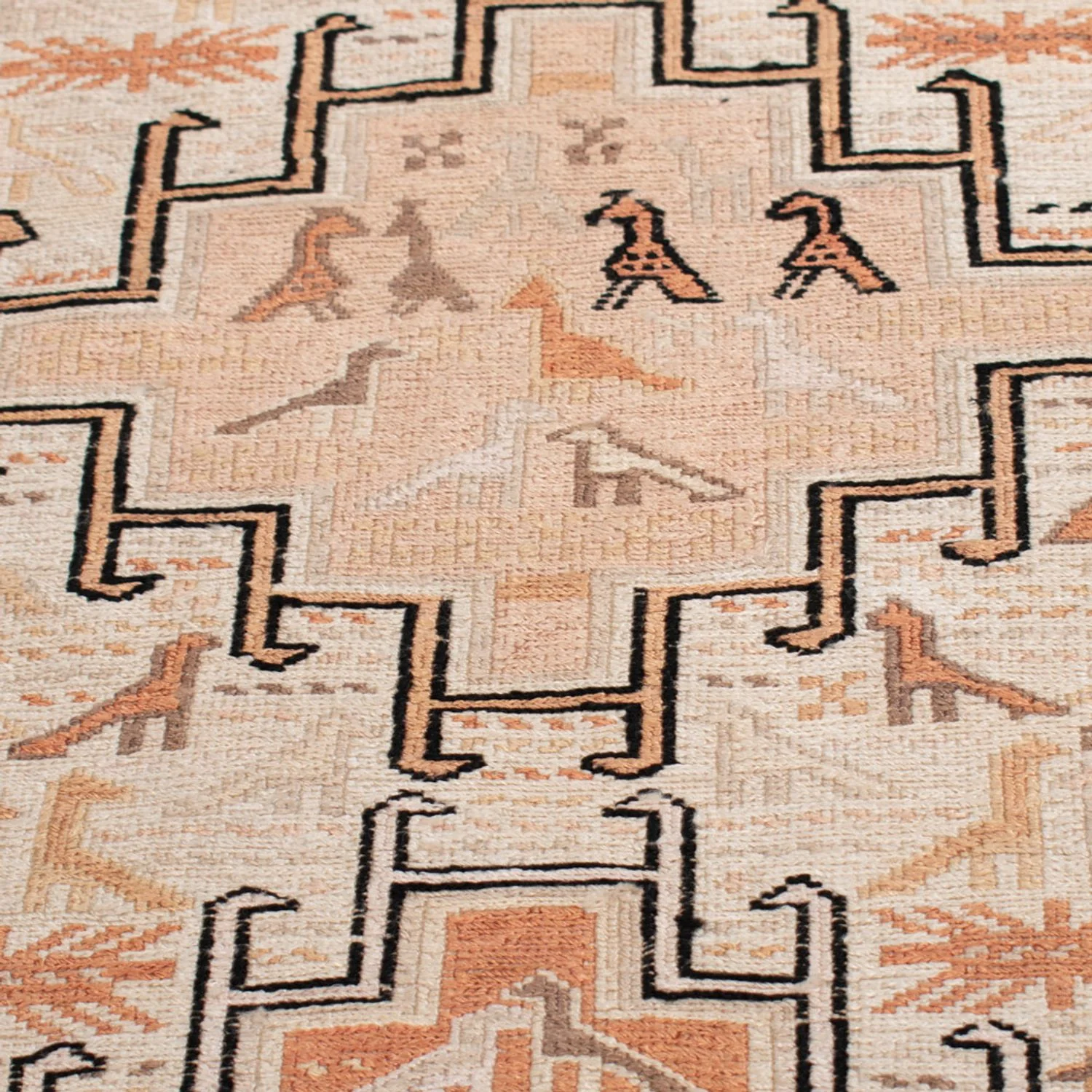 Kelim Seide Teppich 103x62cm - Image 2