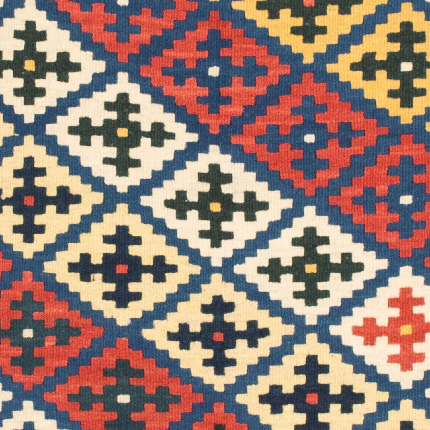 Kelim Teppich - Oriental 104 x 102 cm - blau - Image 2