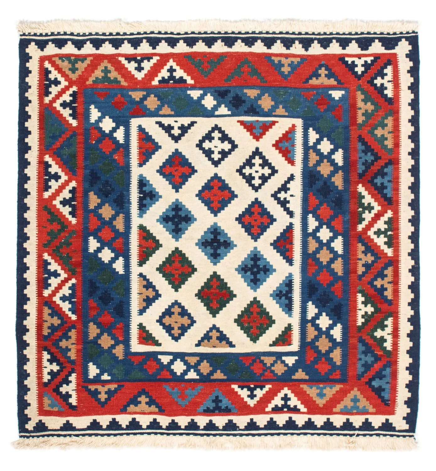 Kelim Fars Teppich 104x102cm