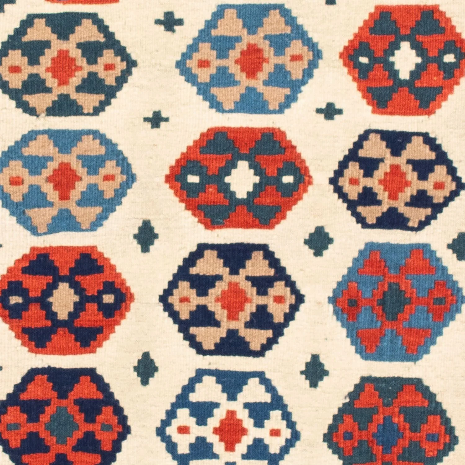 Kelim Teppich - Oriental 104 x 102 cm - beige - Image 2
