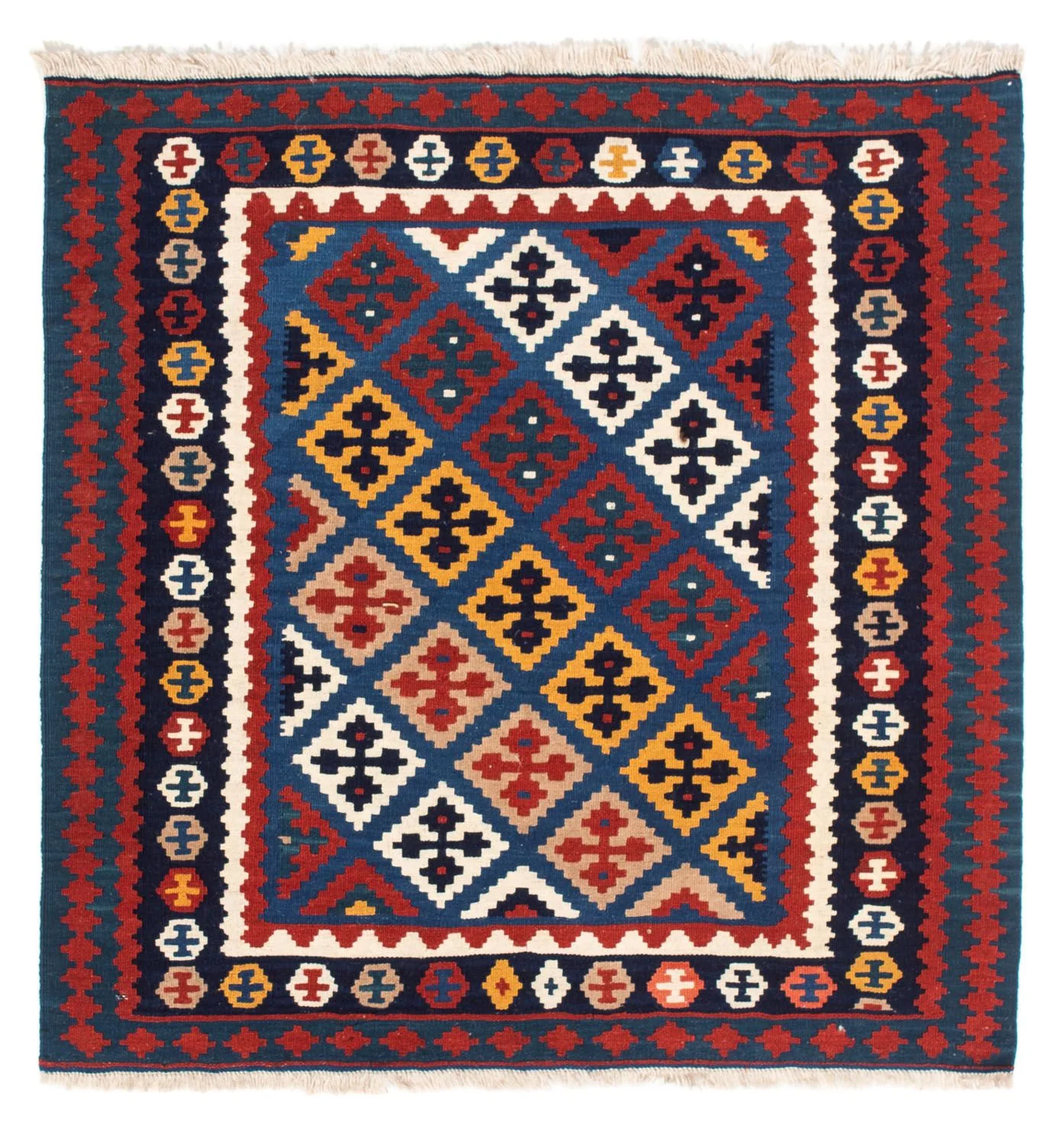 Kelim Fars Teppich 104x103cm