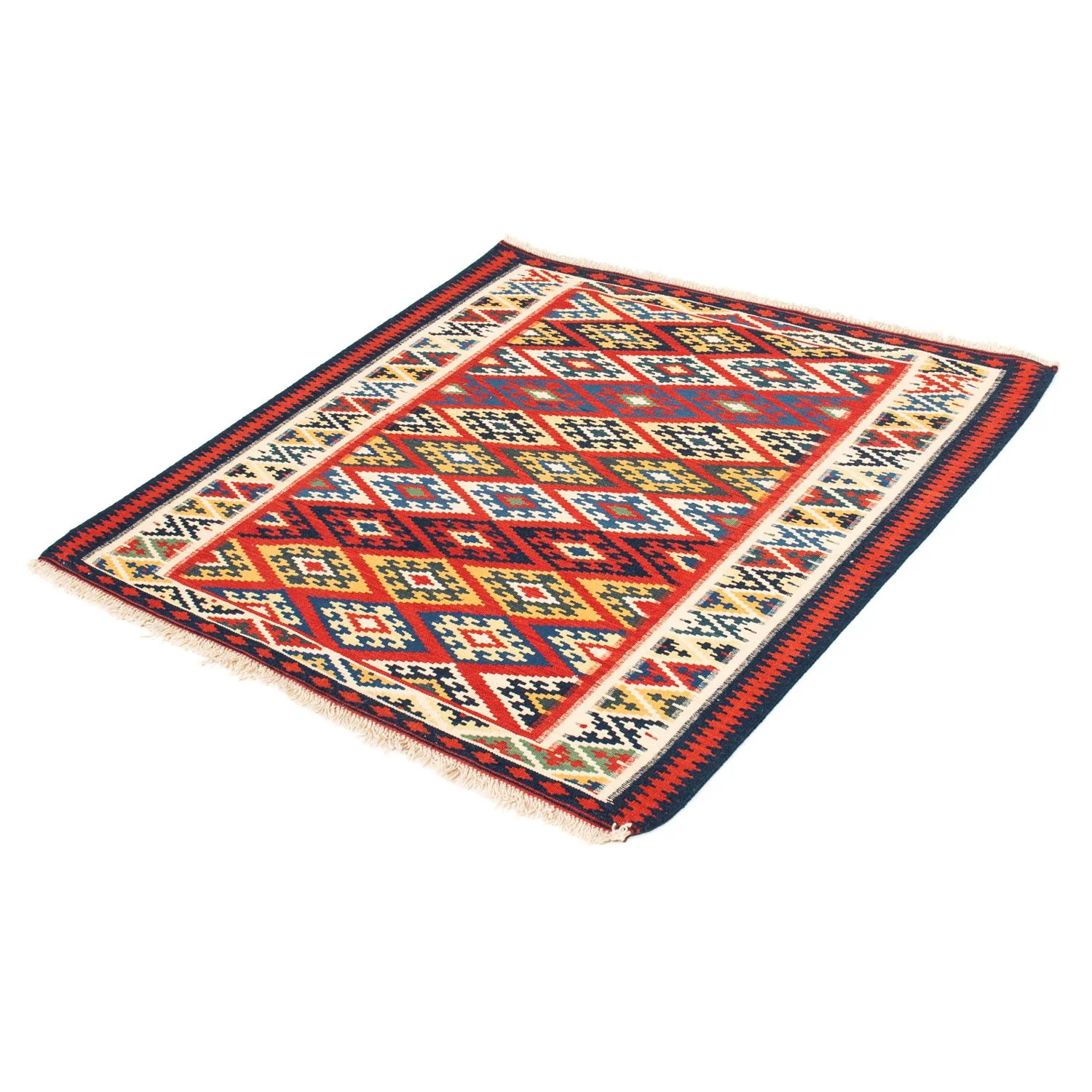 Kelim Teppich - Oriental 104 x 103 cm - mehrfarbig - Image 5