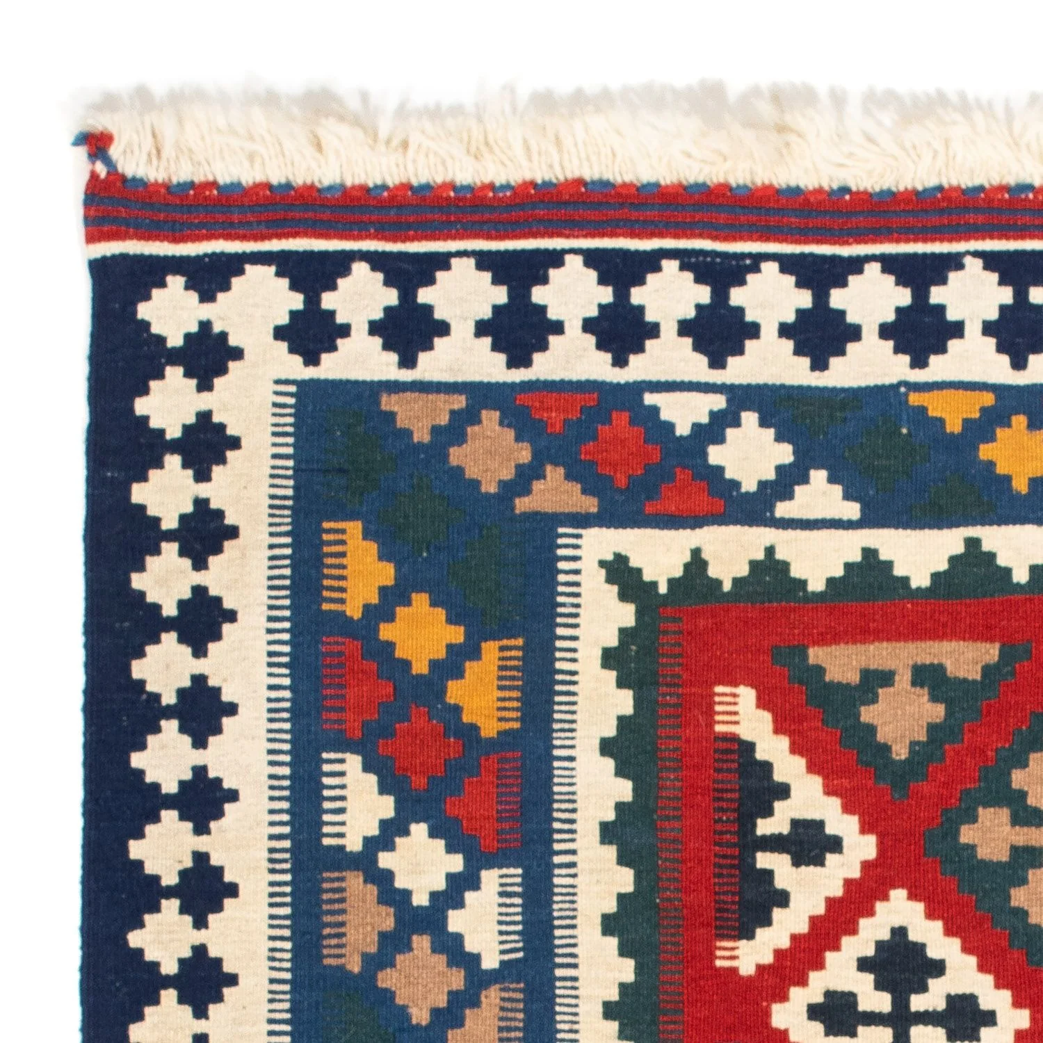 Kelim Teppich - Oriental 104 x 98 cm - blau - Image 3