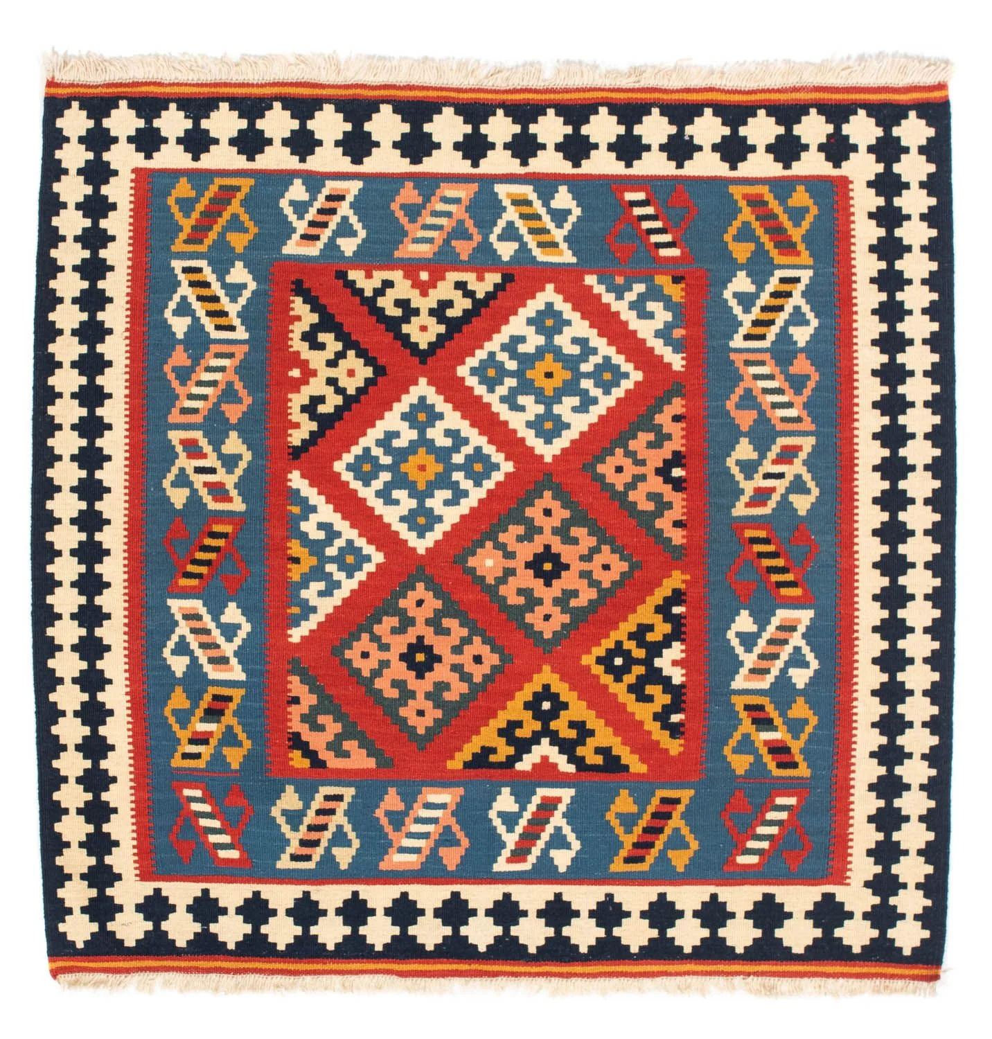 Kelim Fars Teppich 105x103cm