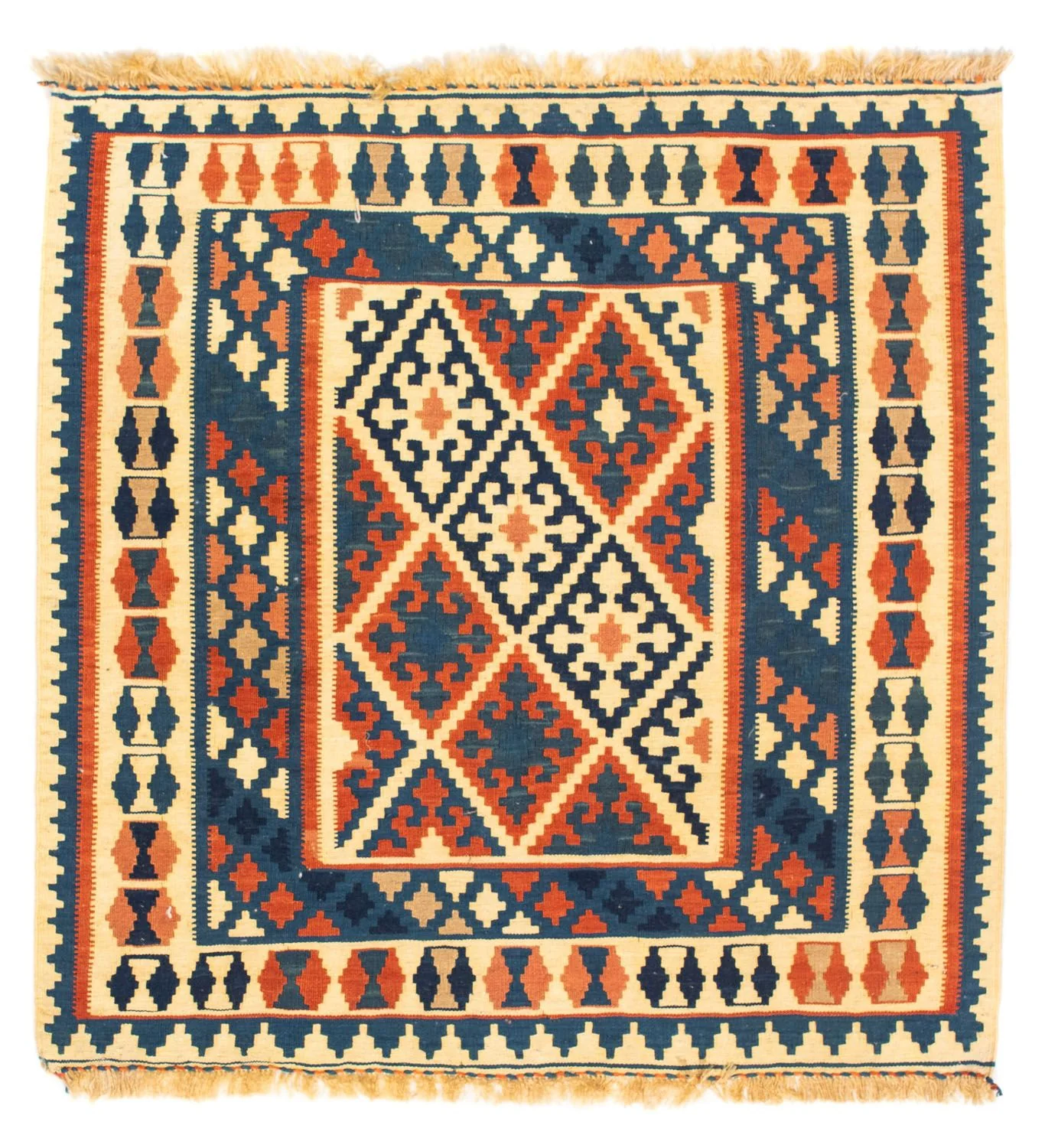 Kelim Fars Teppich 106x100cm