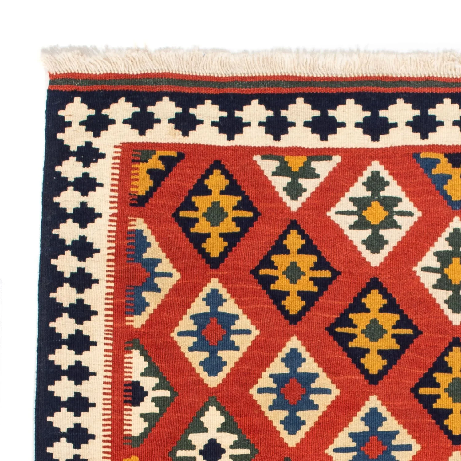 Kelim Teppich - Oriental 106 x 103 cm - rot - Image 3