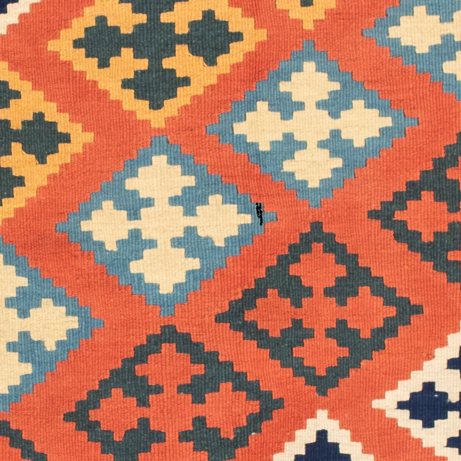 Kelim Teppich - Oriental 106 x 106 cm - orange - Image 2