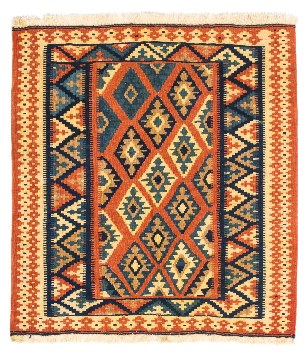 Kelim Fars Teppich 107x100cm
