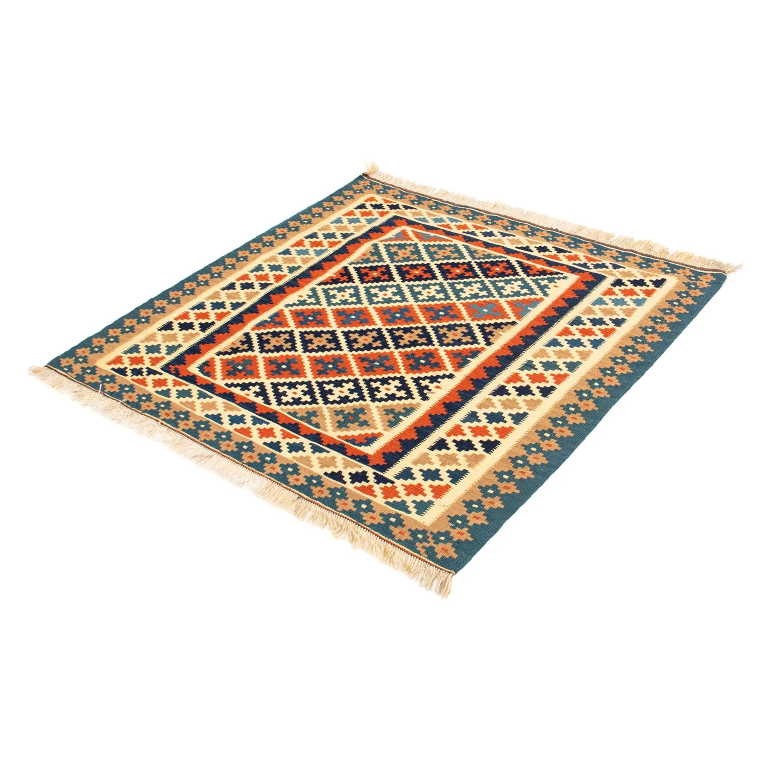 Kelim Teppich - Oriental 107 x 101 cm - beige - Image 5