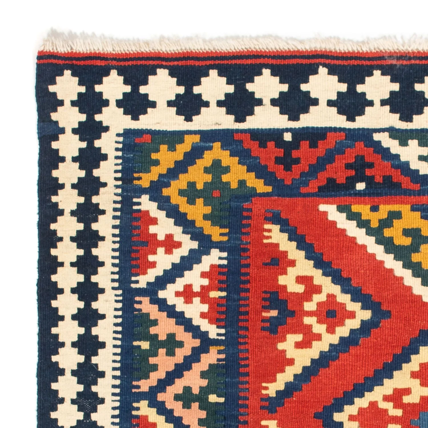 Kelim Teppich - Oriental 107 x 103 cm - rot - Image 3