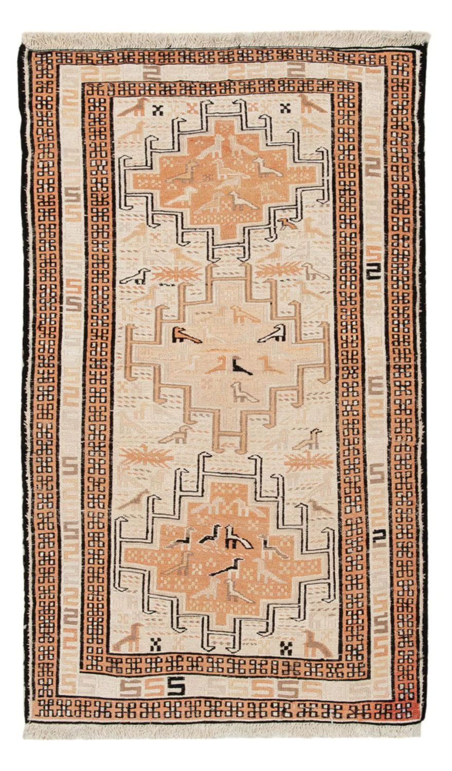Kelim Seide Teppich 107x63cm