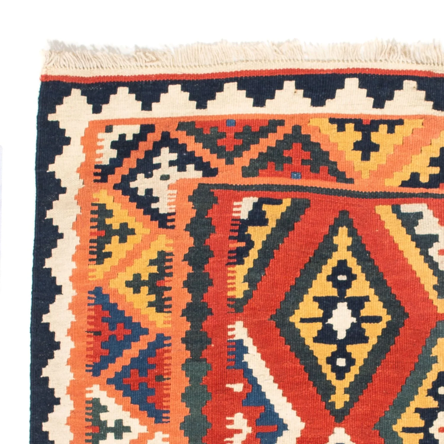 Kelim Teppich - Oriental 108 x 104 cm - orange - Image 3