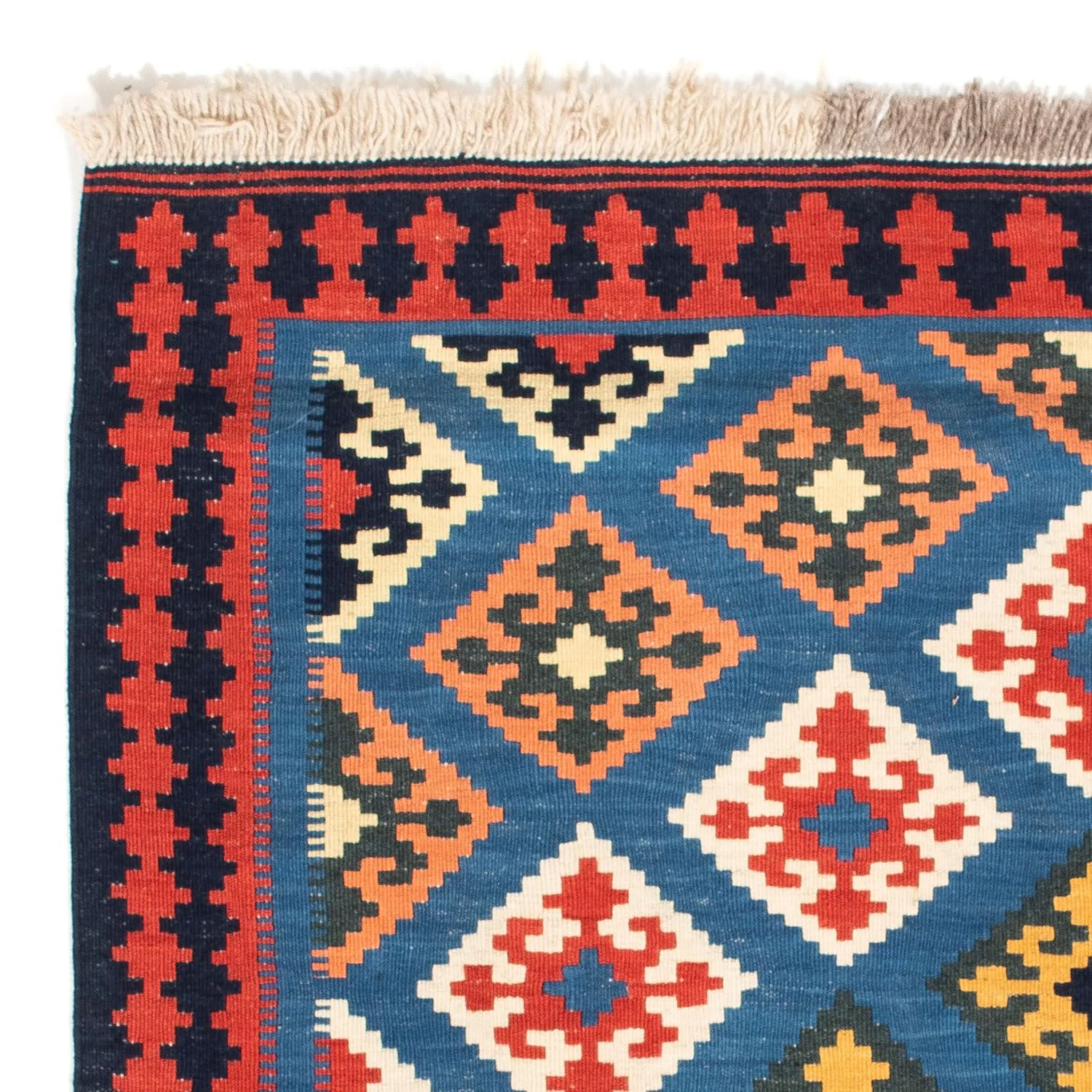 Kelim Teppich - Oriental 110 x 107 cm - blau - Image 3