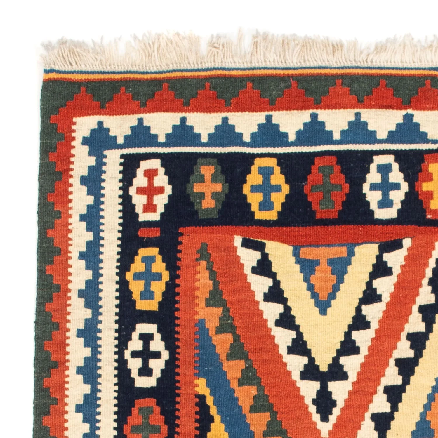 Kelim Teppich - Oriental 114 x 102 cm - rot - Image 3