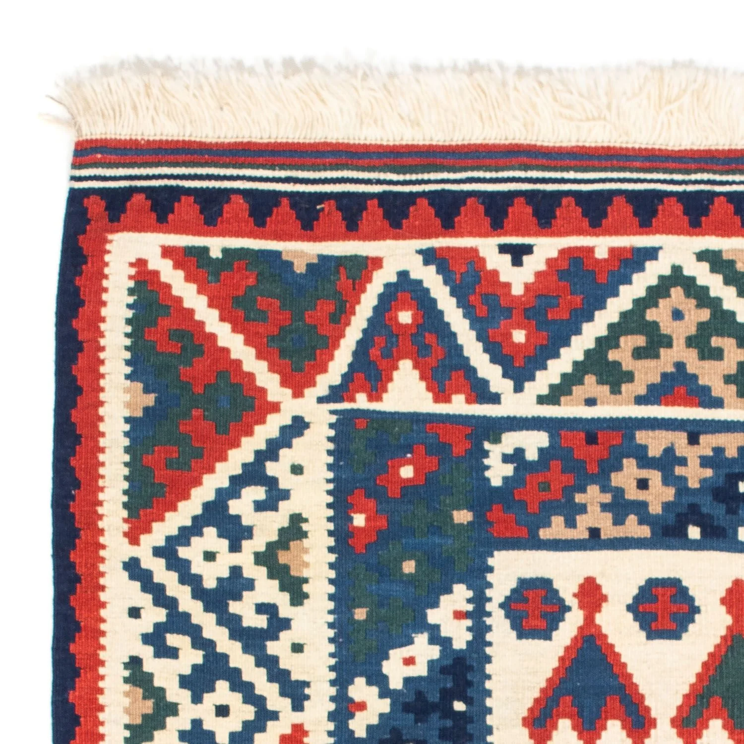 Kelim Teppich - Oriental 117 x 102 cm - dunkelblau - Image 3