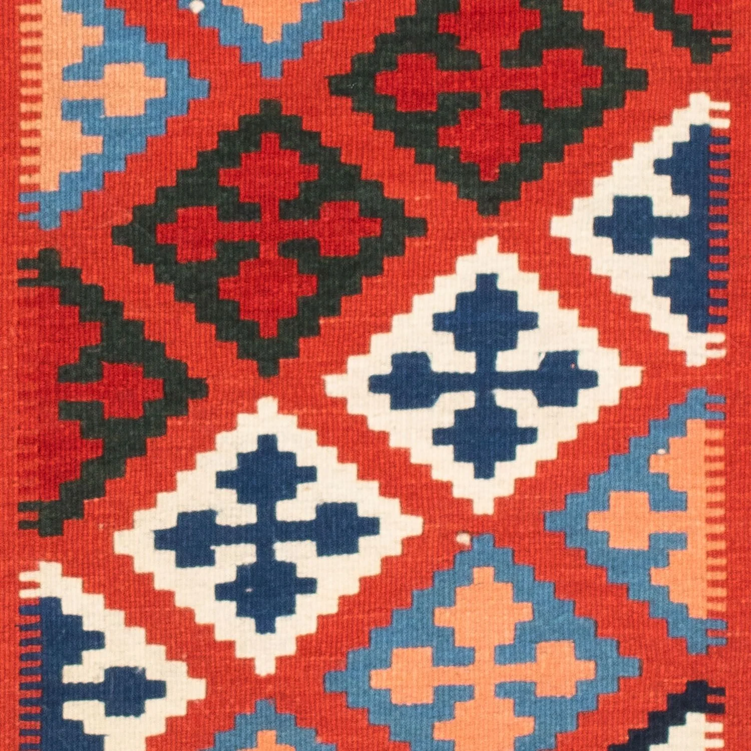 Kelim Teppich - Oriental 118 x 102 cm - blau - Image 2