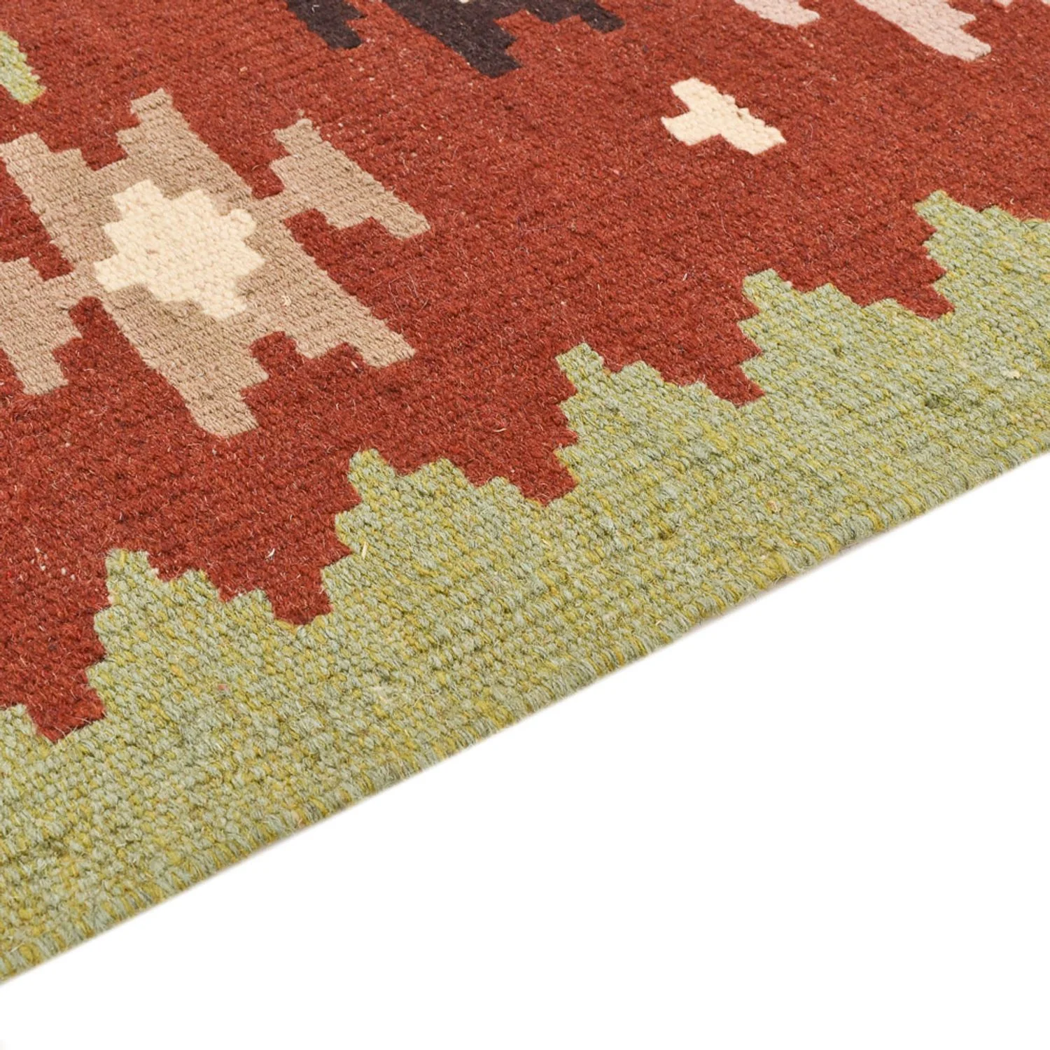 Kelim Fars Teppich 132x97cm - Image 3