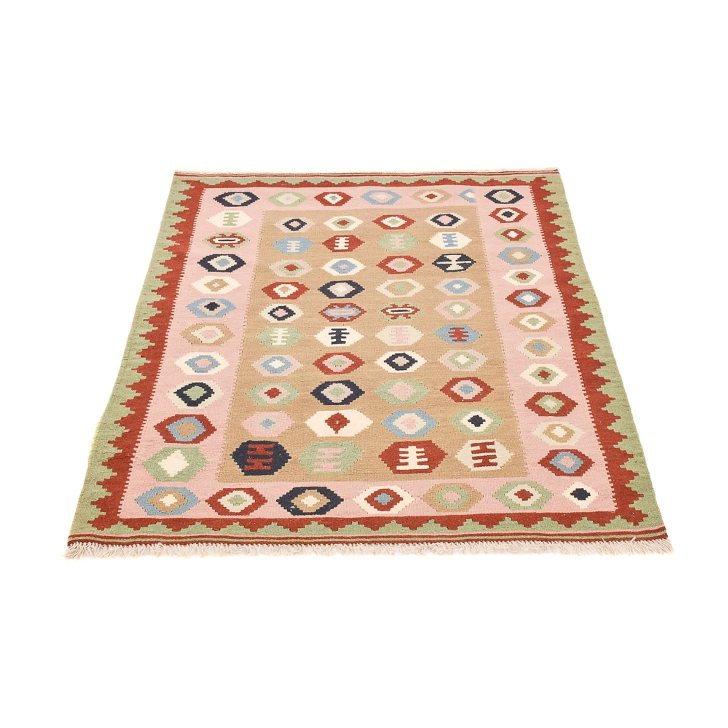 Kelim Teppich - Oriental - 138 x 110 cm - mehrfarbig - Image 5