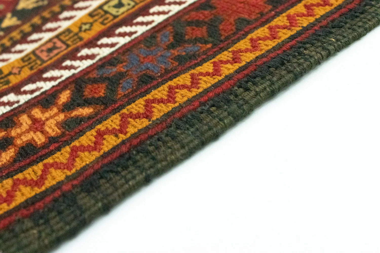 Kelim Afghan Teppich 138x78cm - Image 3