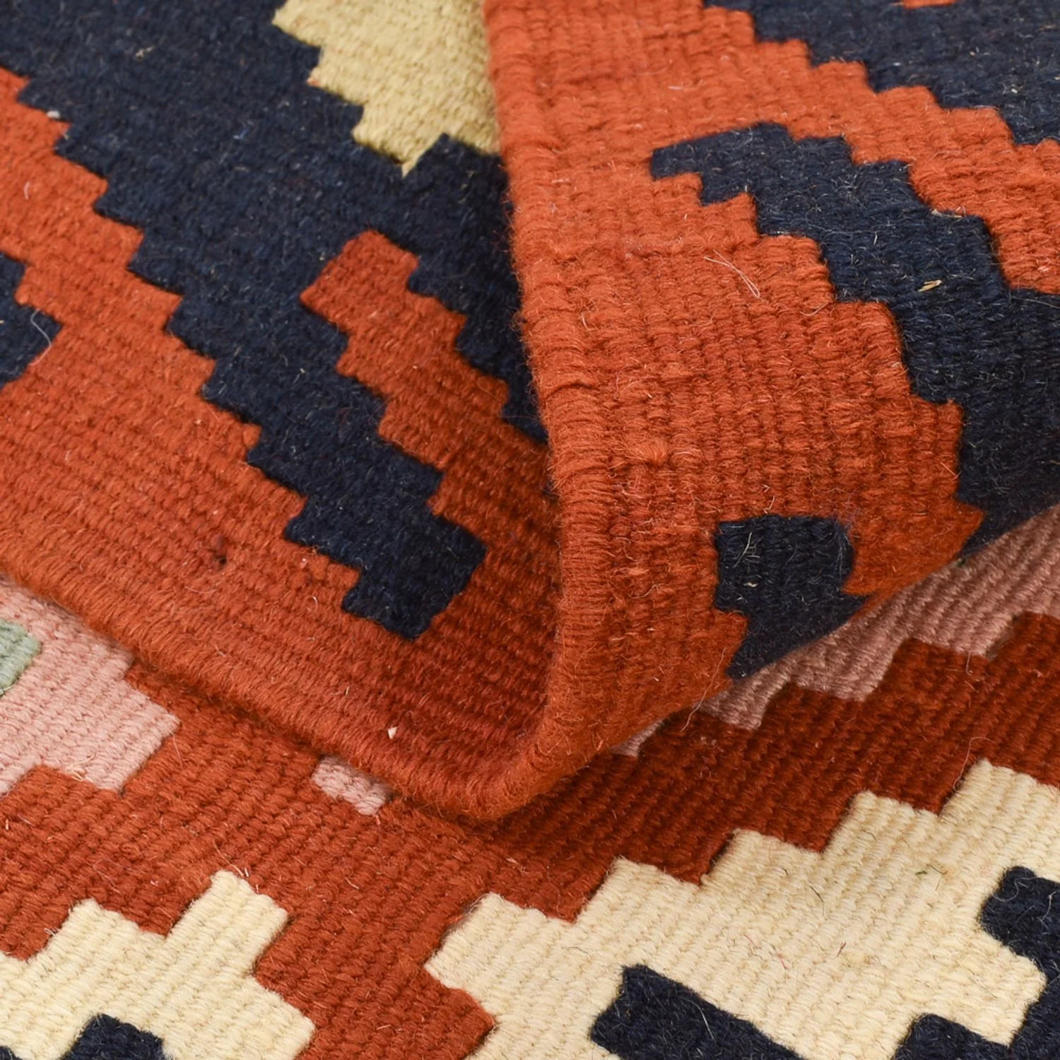 Kelim Fars Teppich 140x104cm - Image 4