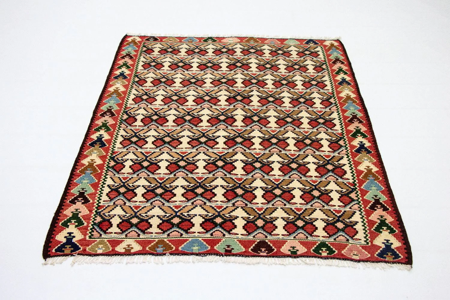 Kelim Fars Teppich 143x105cm - Image 5