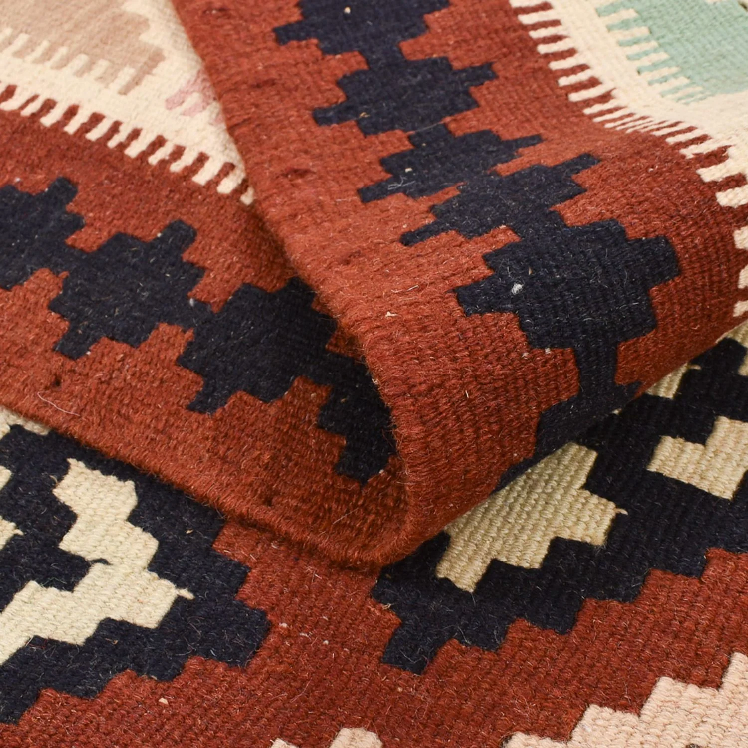 Kelim Fars Teppich 144x103cm - Image 4