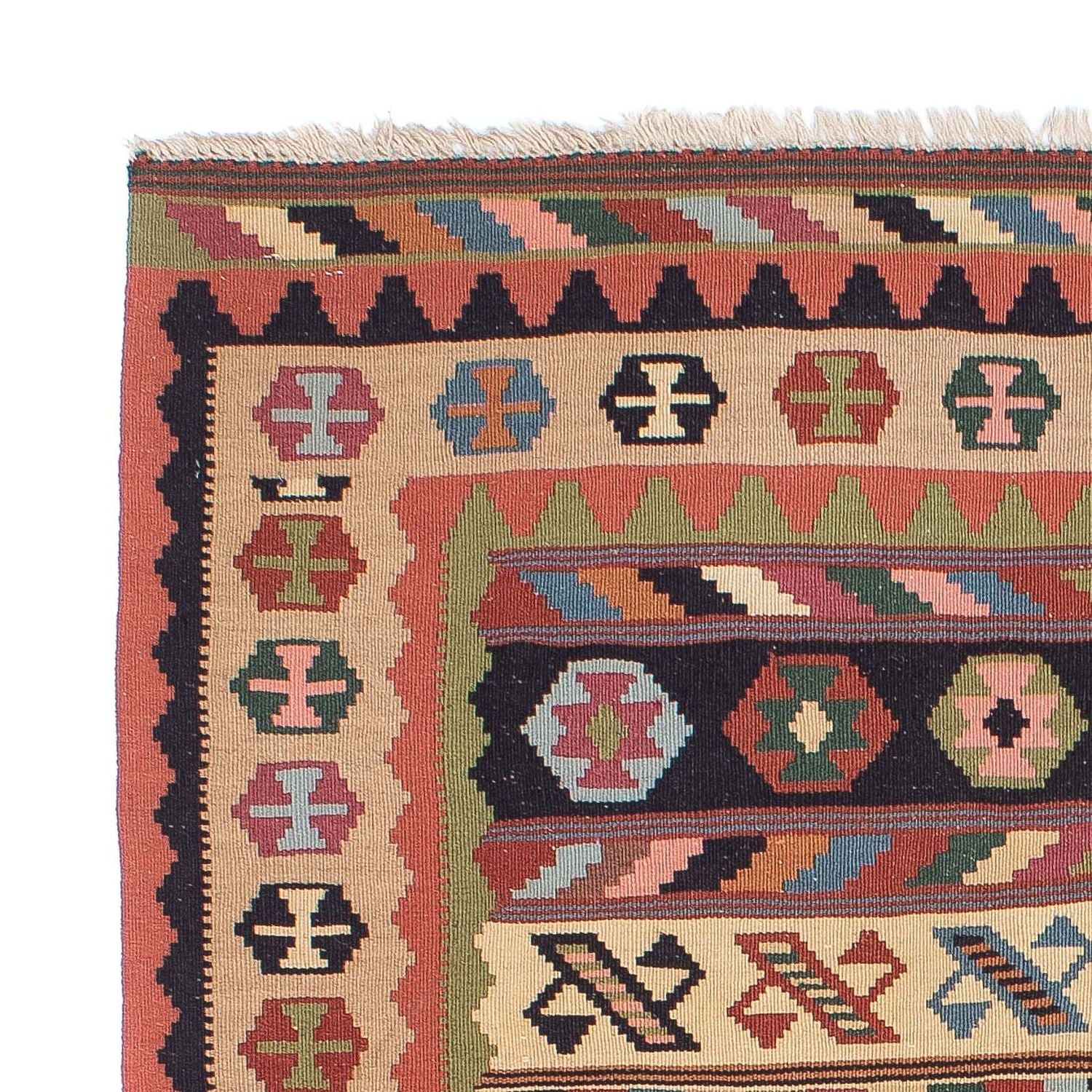 Kelim Teppich - Oriental 144 x 105 cm - mehrfarbig - Image 3