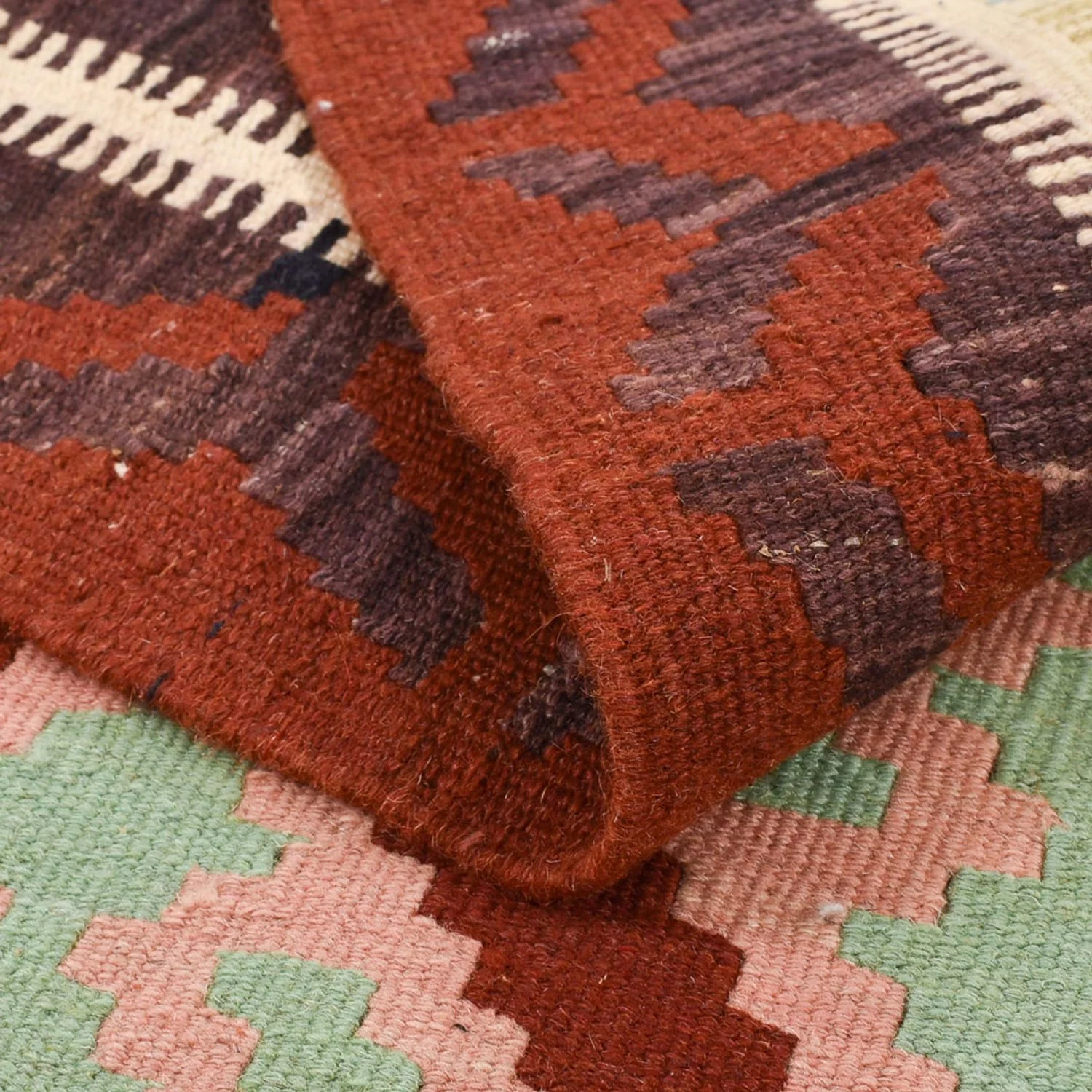 Kelim Fars Teppich 145x102cm - Image 4