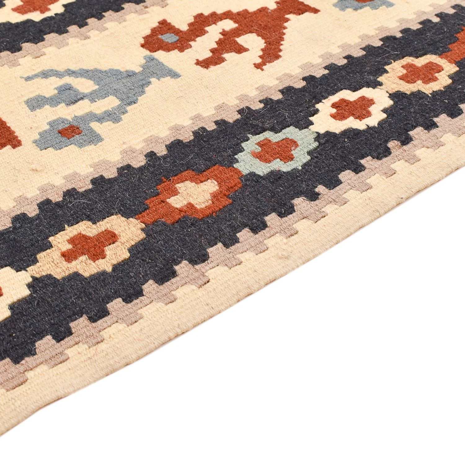 Kelim Fars Teppich 145x111cm - Image 3