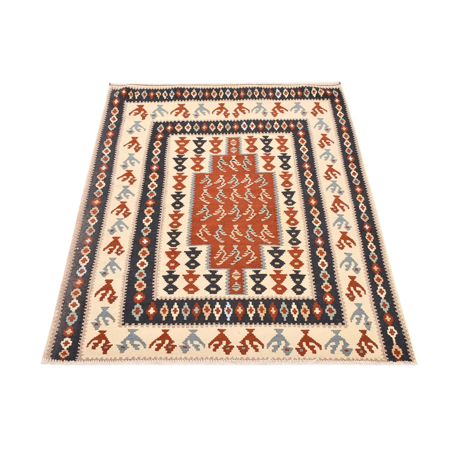 Kelim Fars Teppich 145x111cm - Image 5