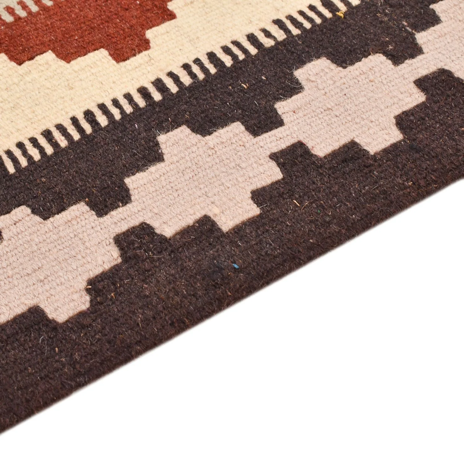 Kelim Teppich - Oriental - 146 x 110 cm - mehrfarbig - Image 3