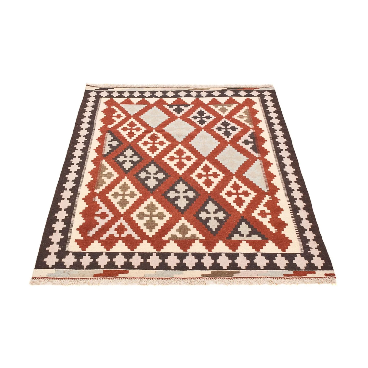 Kelim Teppich - Oriental - 146 x 110 cm - mehrfarbig - Image 5