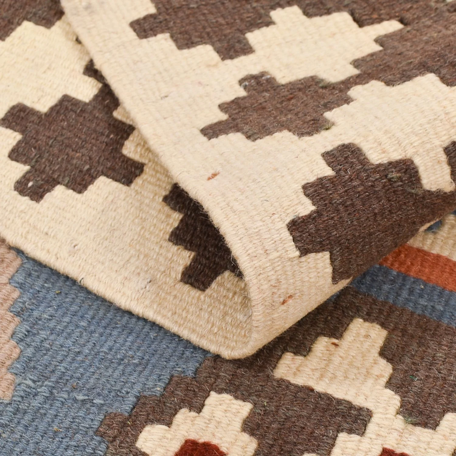 Kelim Fars Teppich 146x98cm - Image 4