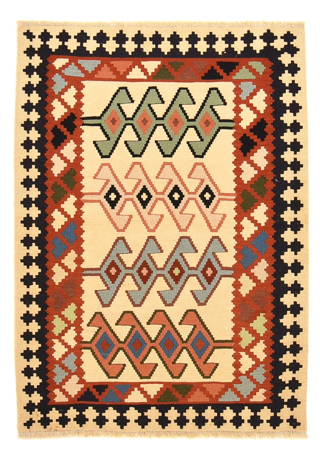 Kelim Fars Teppich 147x105cm