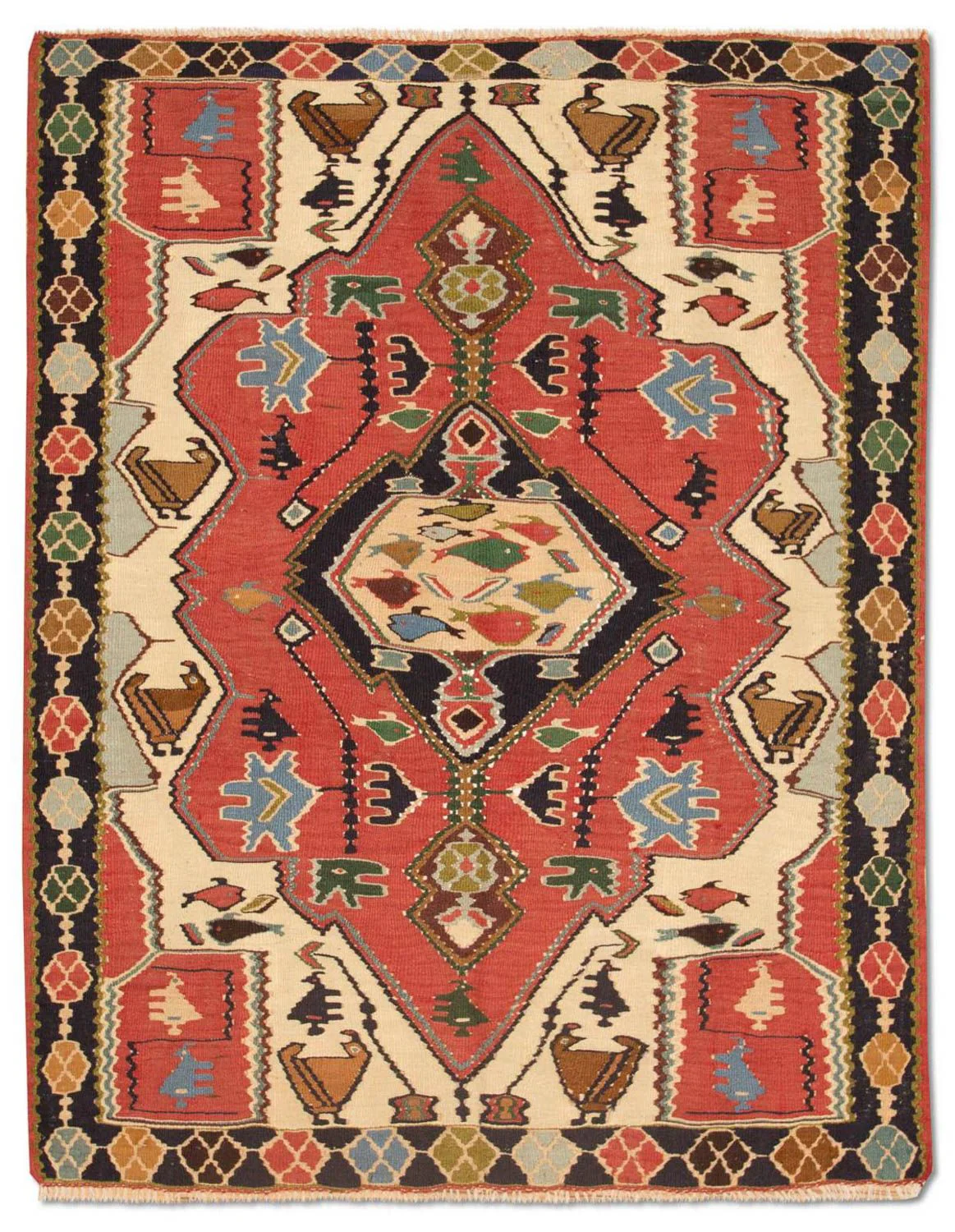 Kelim Fars Teppich 147x112cm
