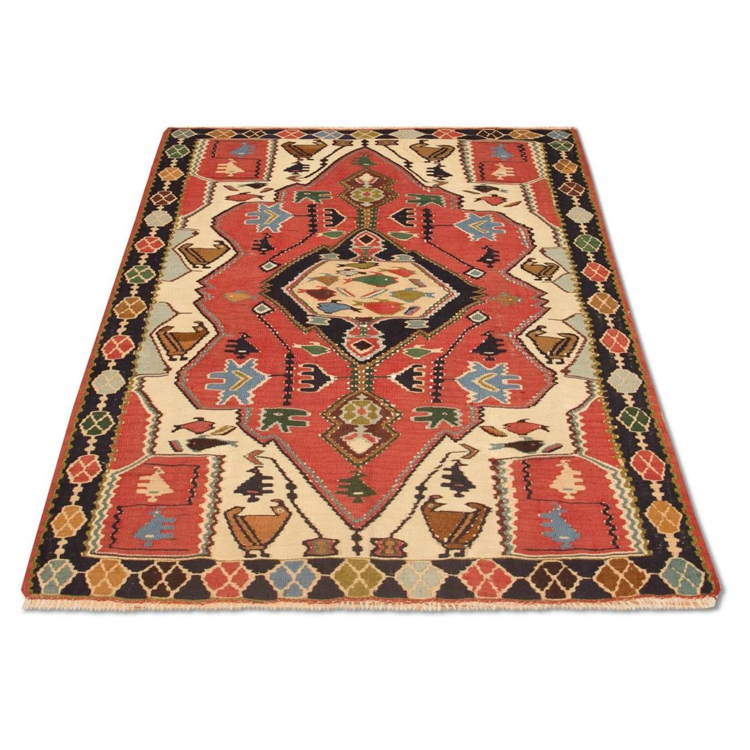 Kelim Fars Teppich 147x112cm - Image 5