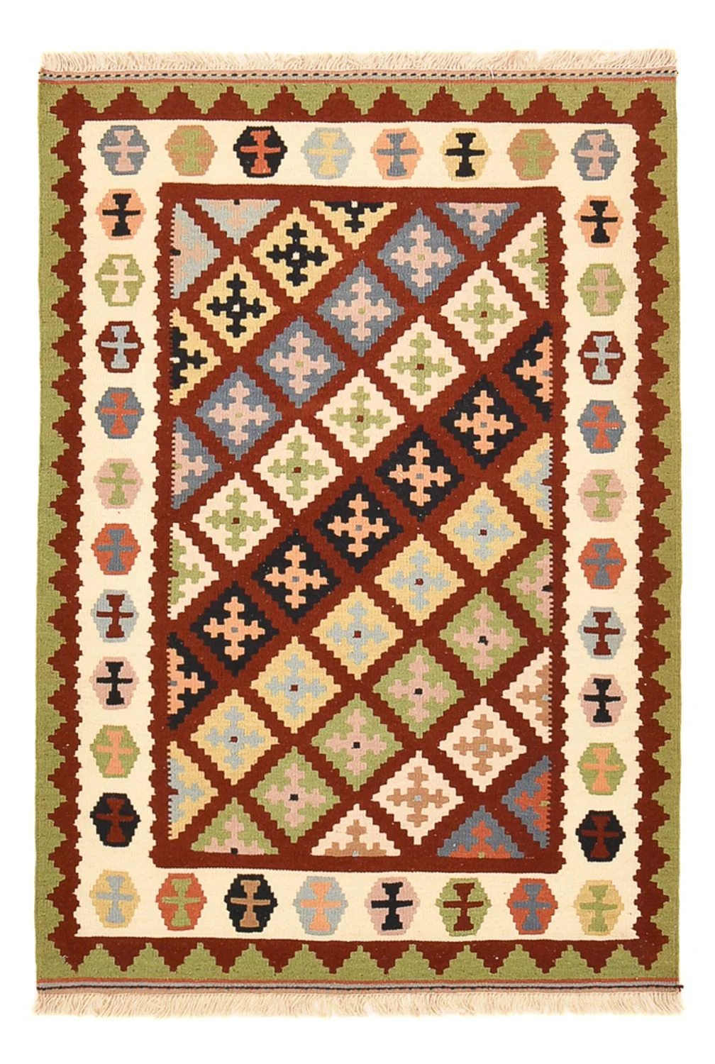Kelim Teppich - Oriental - 148 x 105 cm - mehrfarbig