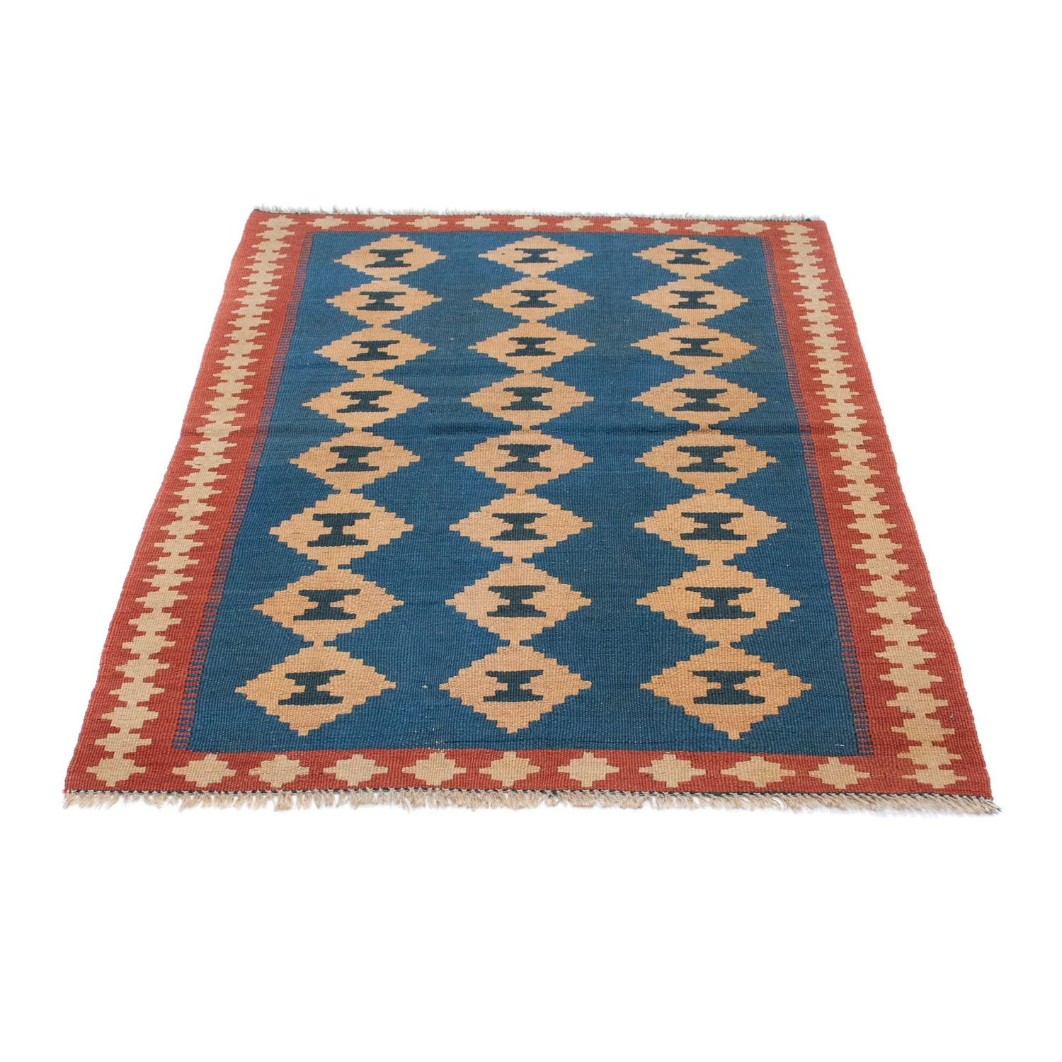 Kelim Teppich - Oriental 149 x 98 cm - blau - Image 5