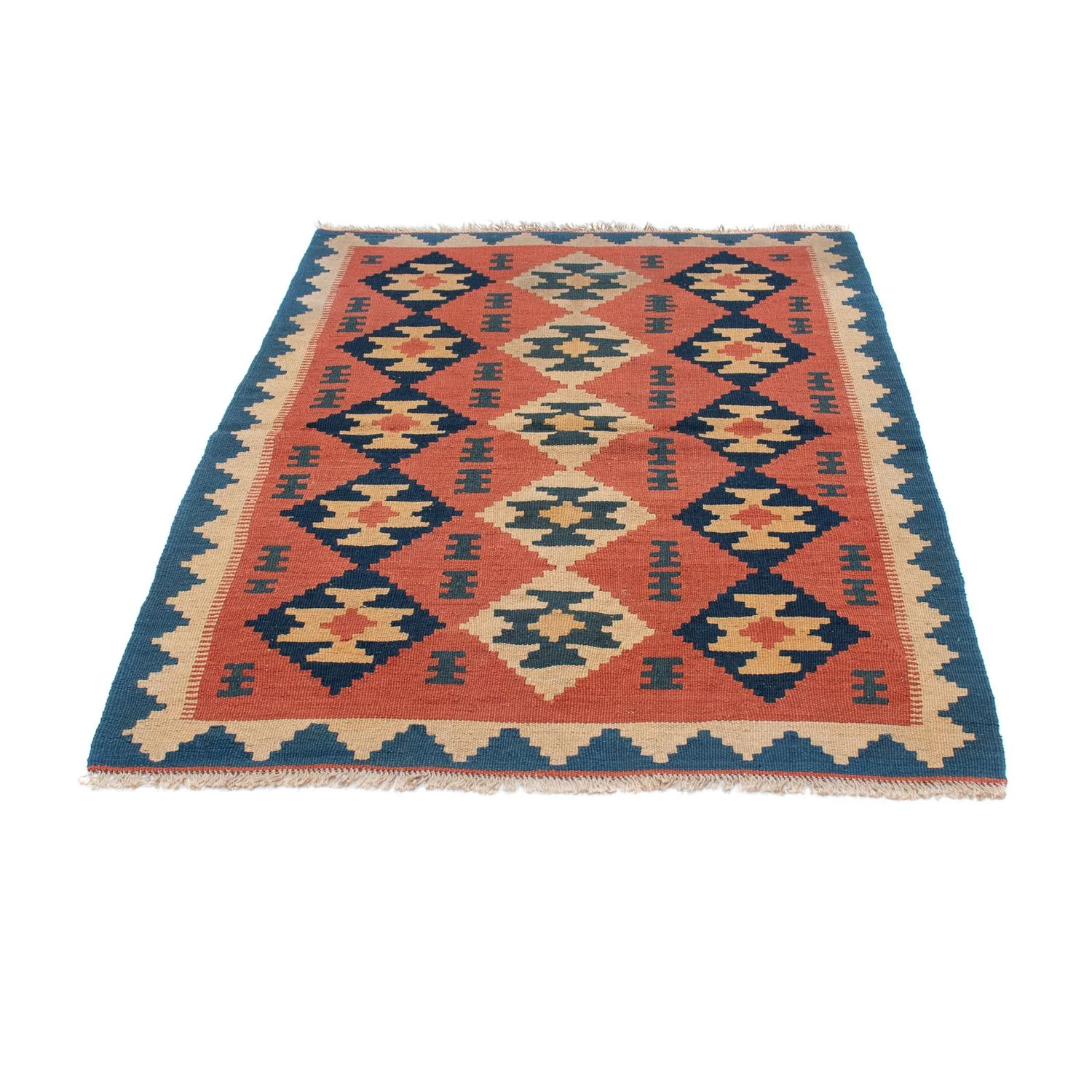 Kelim Teppich - Oriental 150 x 108 cm - rost - Image 5