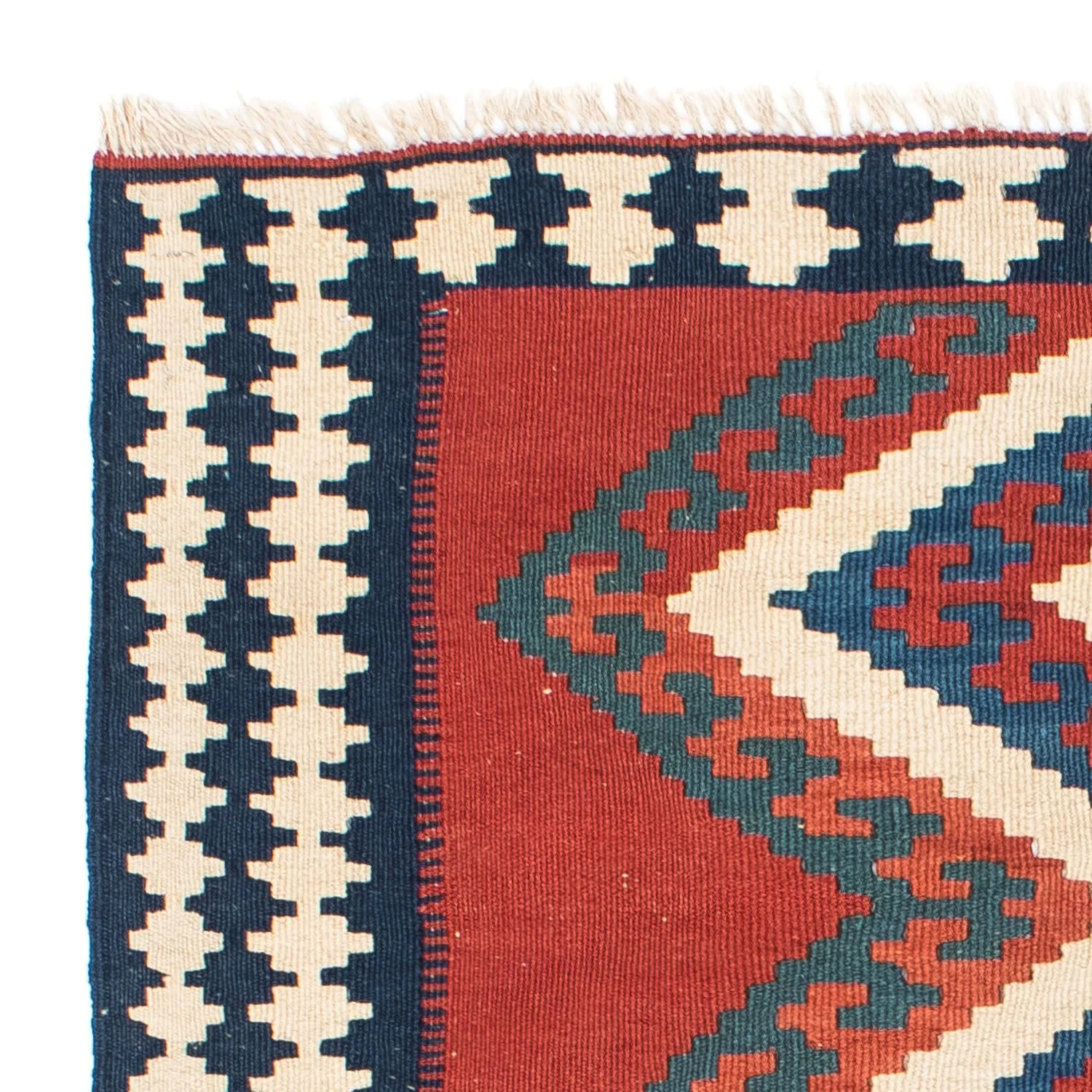 Kelim Teppich - Oriental 152 x 103 cm - rot - Image 3