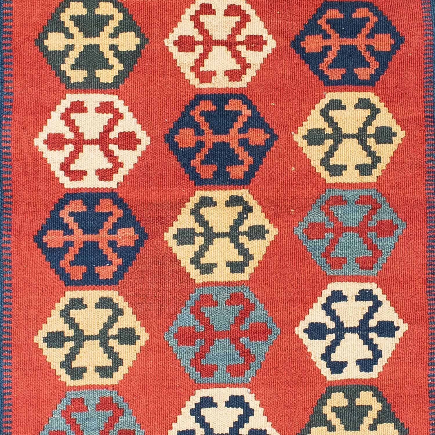 Kelim Teppich - Oriental 152 x 106 cm - rot - Image 2