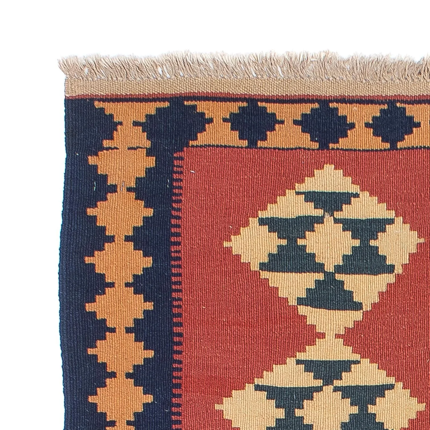 Kelim Teppich - Oriental 152 x 87 cm - dunkelrot - Image 3