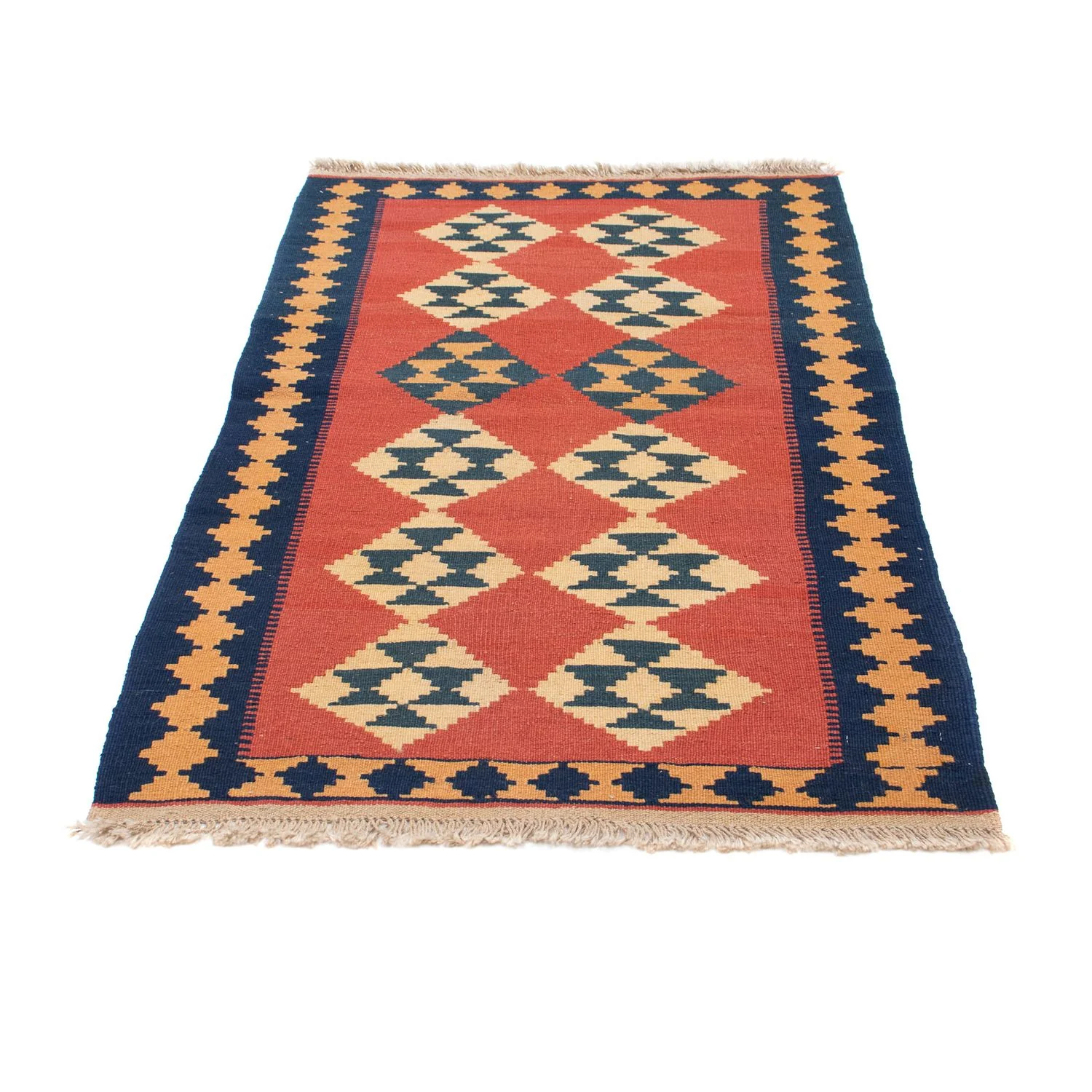 Kelim Teppich - Oriental 152 x 87 cm - dunkelrot - Image 5