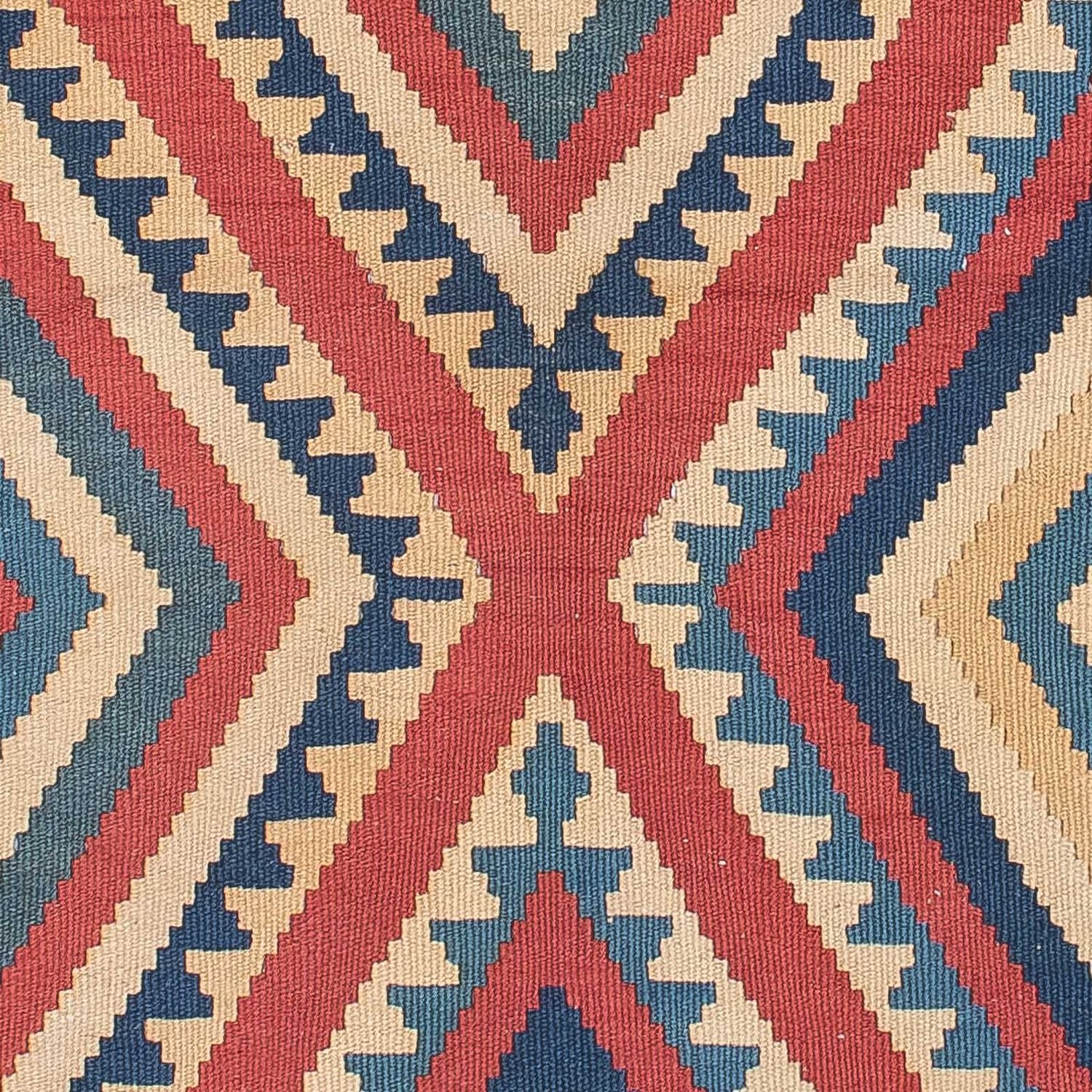 Kelim Teppich - Oriental 155 x 117 cm - blau - Image 2