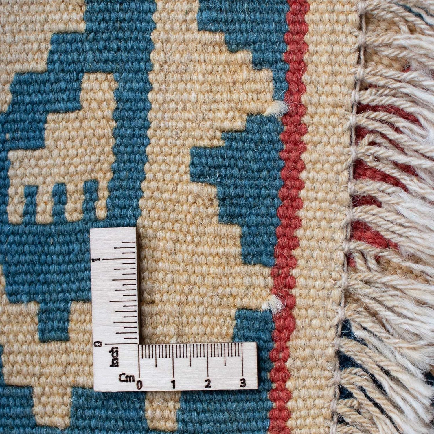 Kelim Teppich - Oriental 155 x 117 cm - blau - Image 6