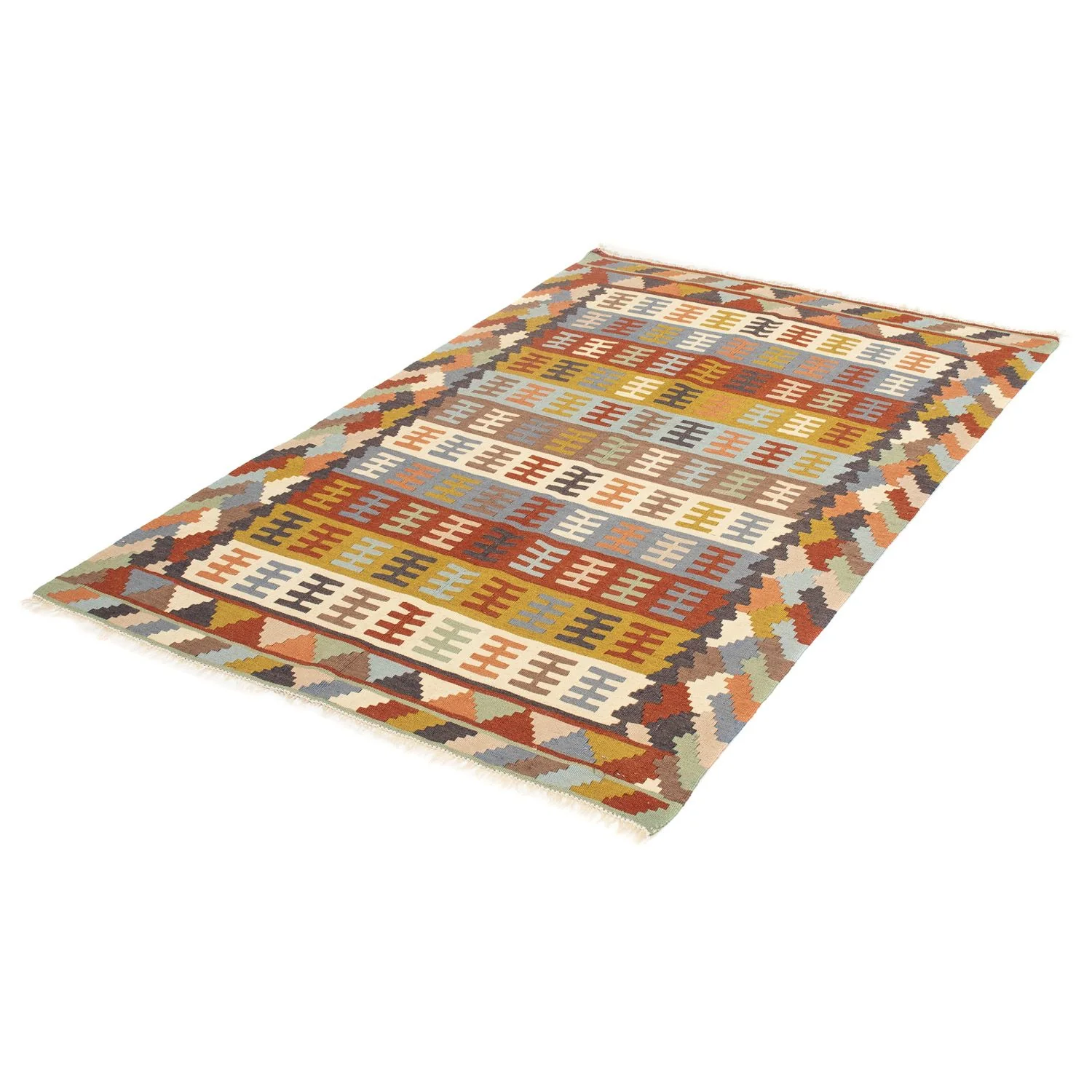 Kelim Teppich - Oriental 156 x 100 cm - mehrfarbig - Image 5
